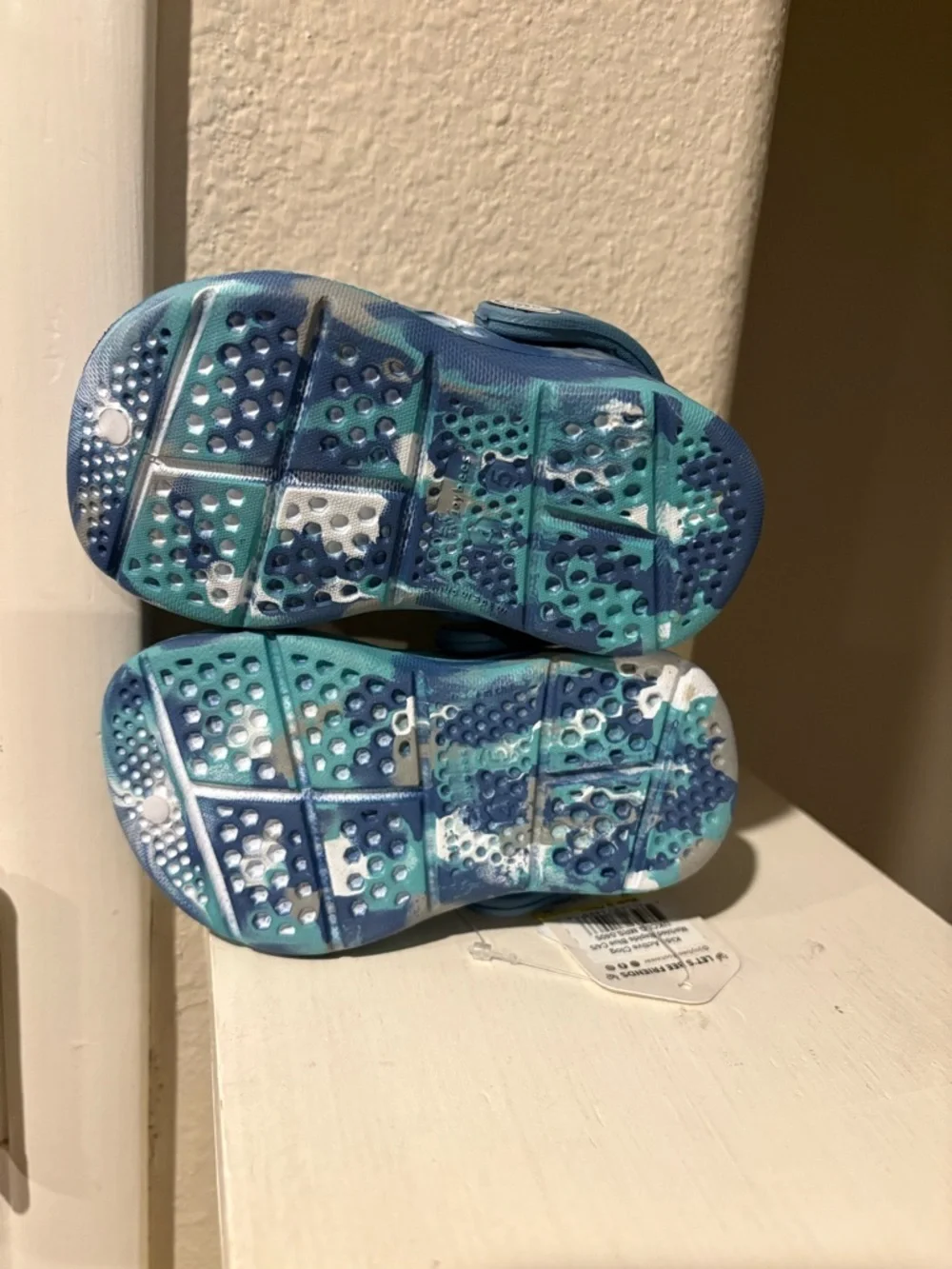 Joybees Clogs Blue Kids Toddler Infant Sz 4/5 SlipOn Comfort Sandals Lightweight